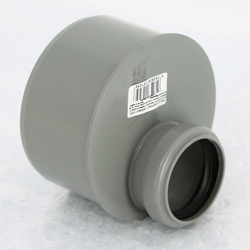 Патрубок короткий канализационный 110 мм х 50 мм, OSTENDORF компенсационный