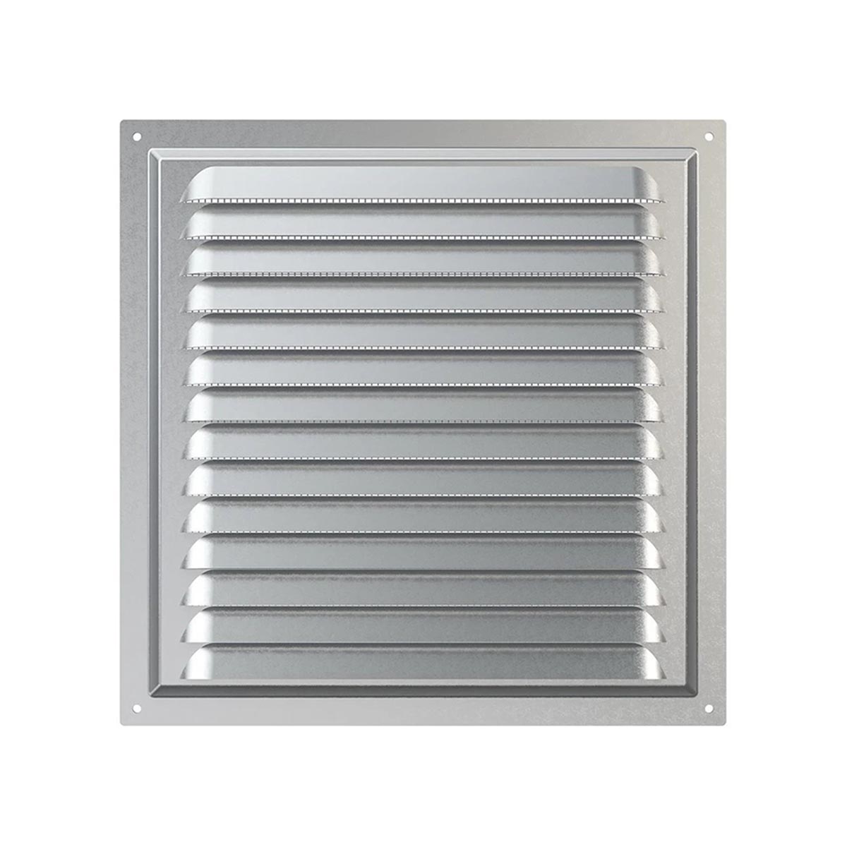 Решетка вентиляц. вытяжная 250 х 250 мм метал. оцинк. (1/25) "эра" 2525мц