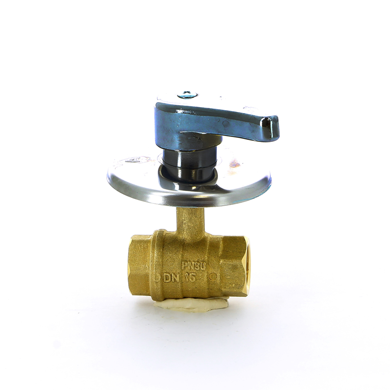 Кран шаровой ITAP под штукатурку с хромированной рукояткой 1/2''