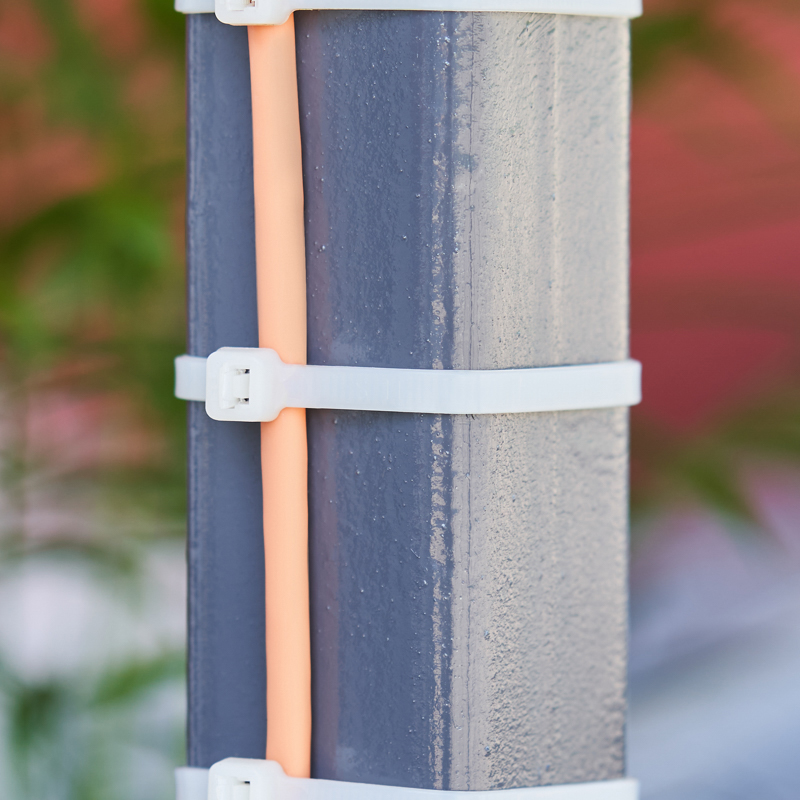 Хомуты нейлон 4,8 х 300 мм (набор 500 шт.), белые (1/20) "rexant" 07-1302-05