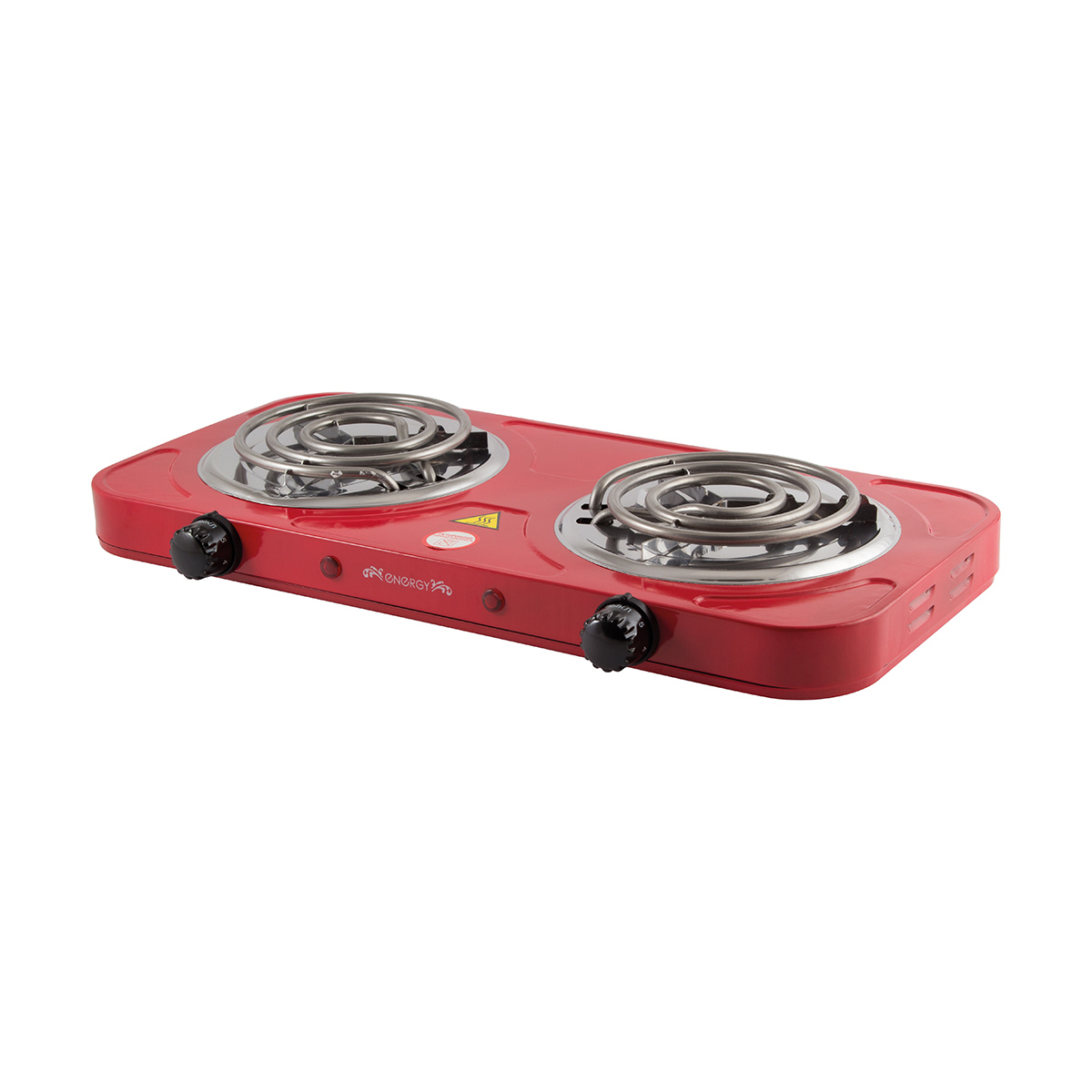 Плита электр. 2-конфор. (тэн) "energy" en-904r (красный) (1/4)