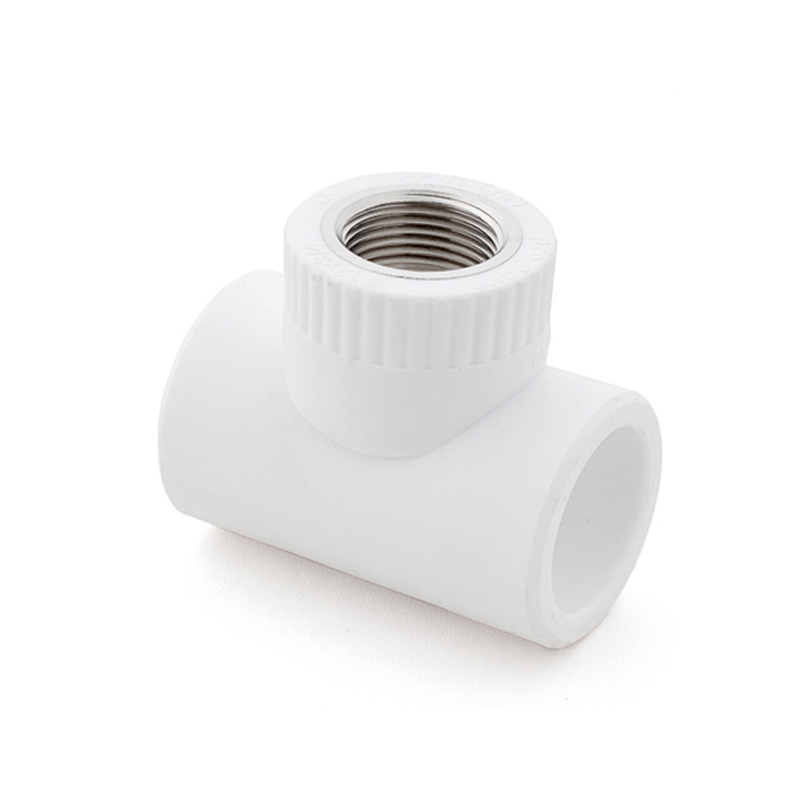 Тройник комб. внутр. резьба, полипропилен 20 х 1/2" (15/90) "ртп"