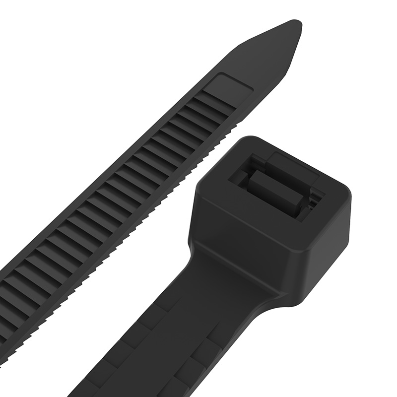 Хомуты нейлон, тройной замок 4,8 х 300 мм (набор 100 шт.), черные (1/10/100) "rexant" 67-1302