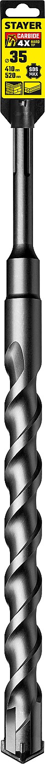 STAYER Hercules-4Х, 35 x 410/520 мм, SDS-max бур, Professional (29370-410-35)
