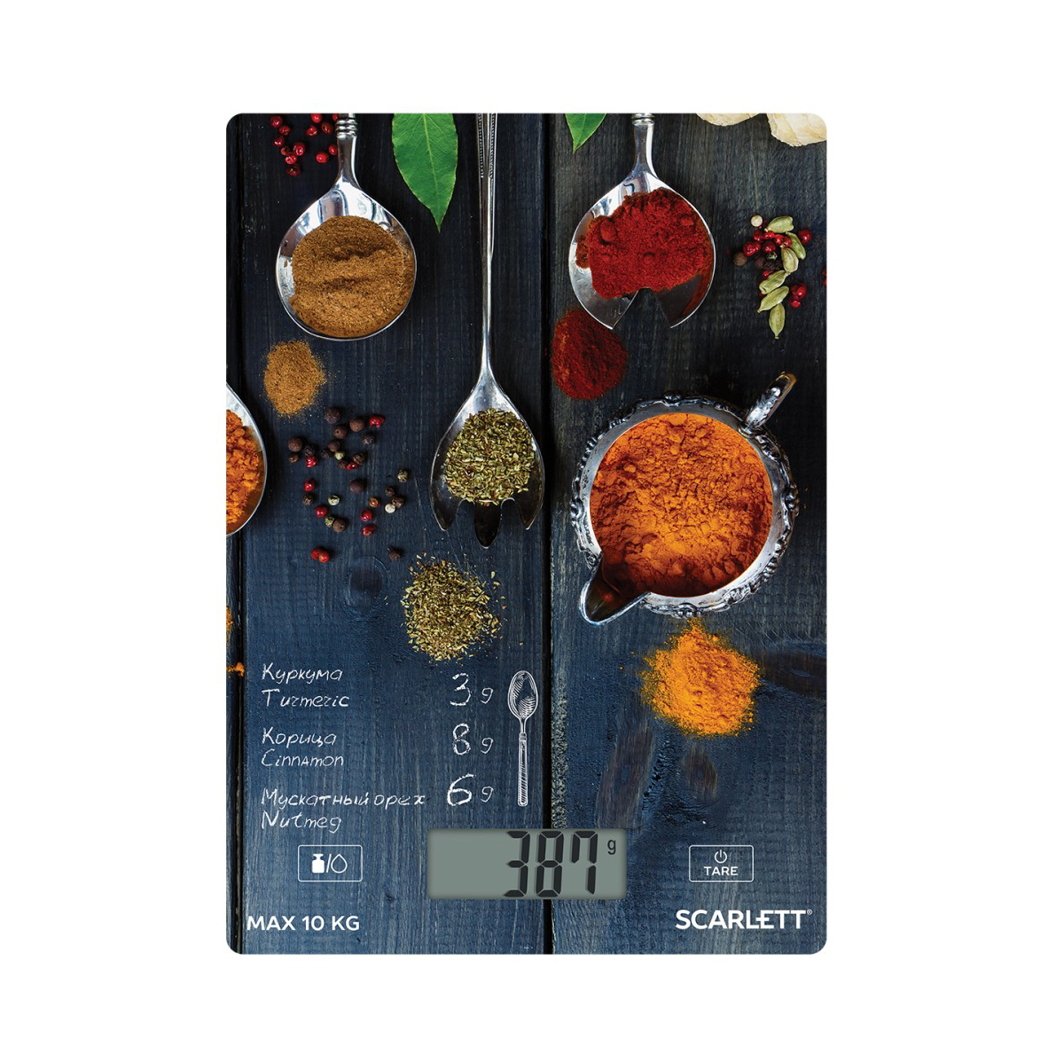 Весы кухонные электронные sc-ks57p68 (1/12) "scarlett"