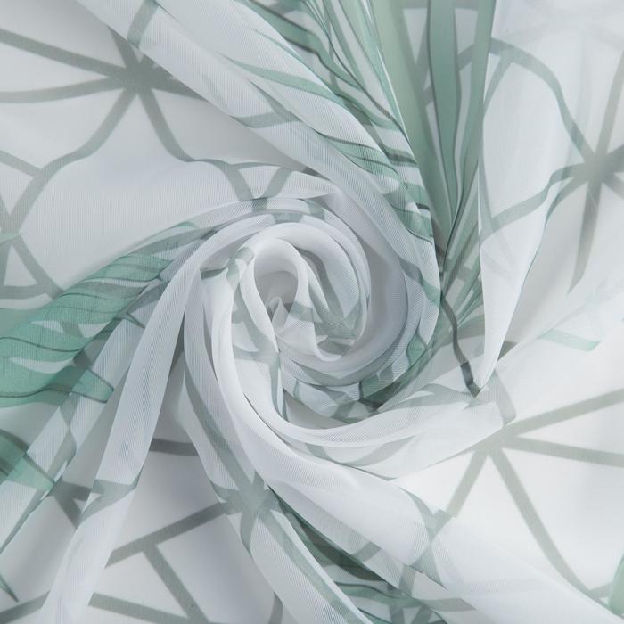 Тюль "tropics" 145*260 см компл. 2 шт. (1/25) "этель" 5525185