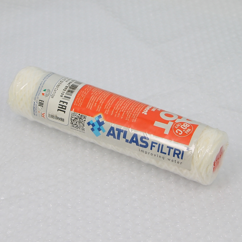 Картридж для тонкой очистки ГВС ATLAS FILTRI 10" SL 5 мкм (полипропиленовое волокно)