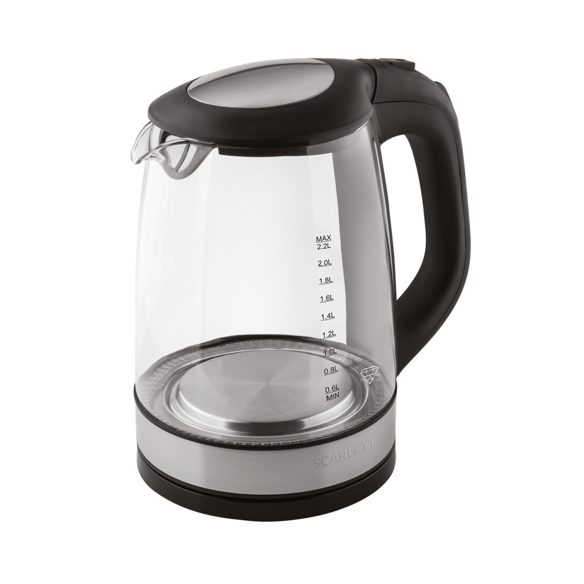 Чайник электр. sc-ek27g19 2,2 л стекло (1/8) "scarlett"