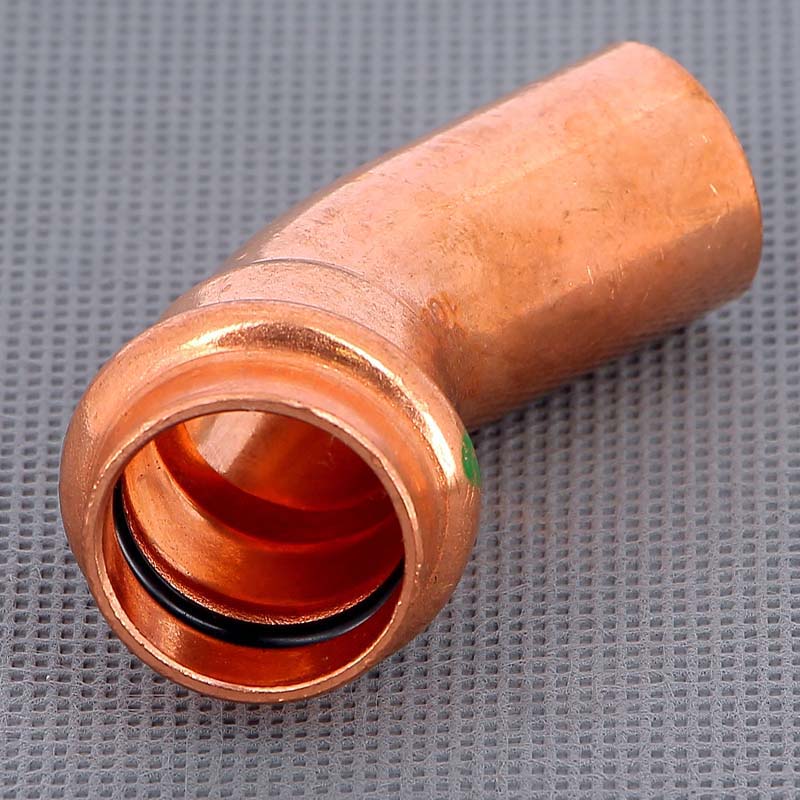 Угол-вставка 45° пресс медный Profipress VIEGA 22