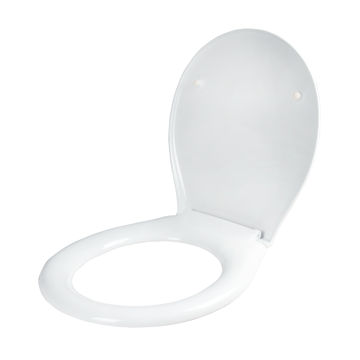 Сиденье для унитаза белое 010 (1/12) "milardo"  010pp00m31