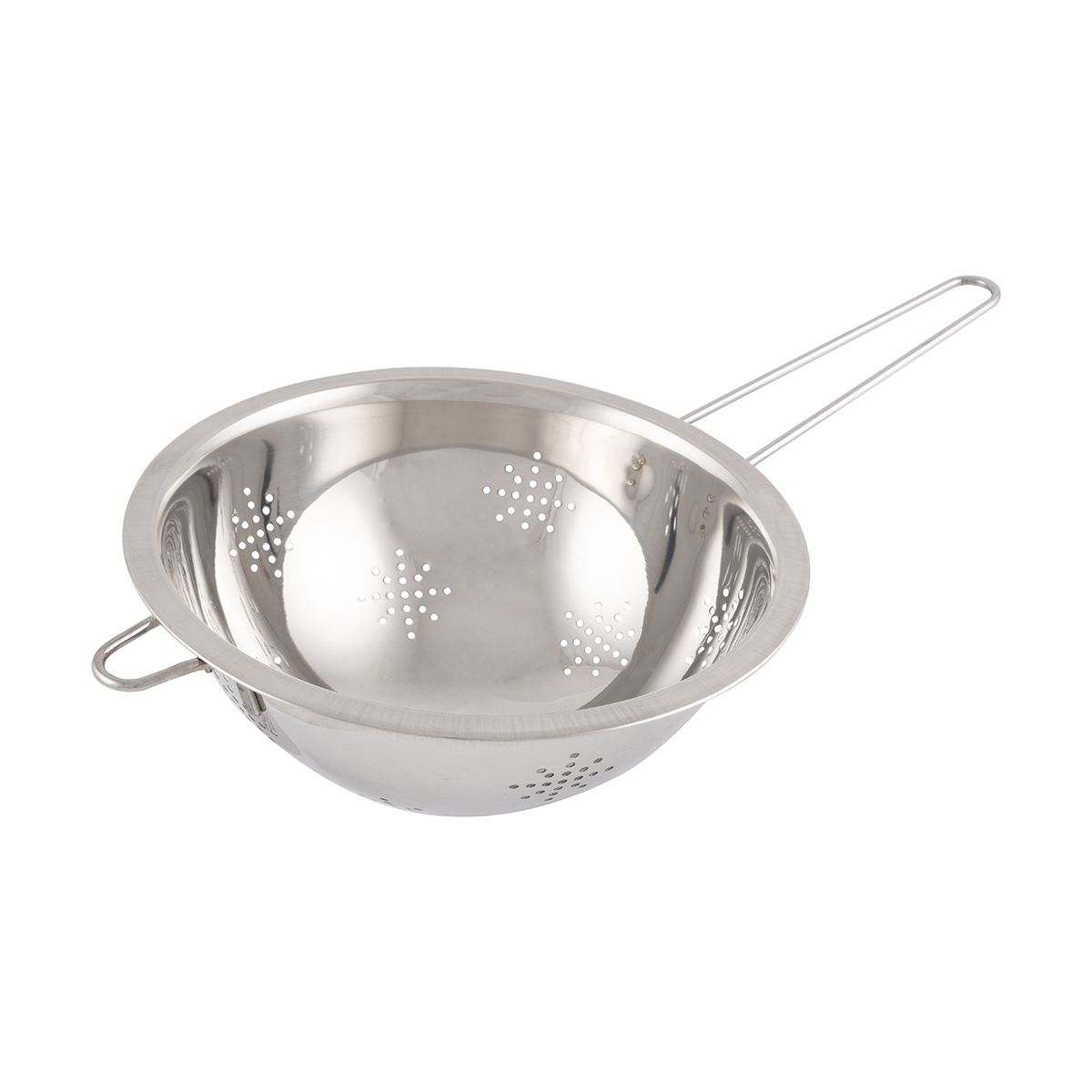 Дуршлаг нержав. "casual" d=22 см с длинной ручкой (1/36)