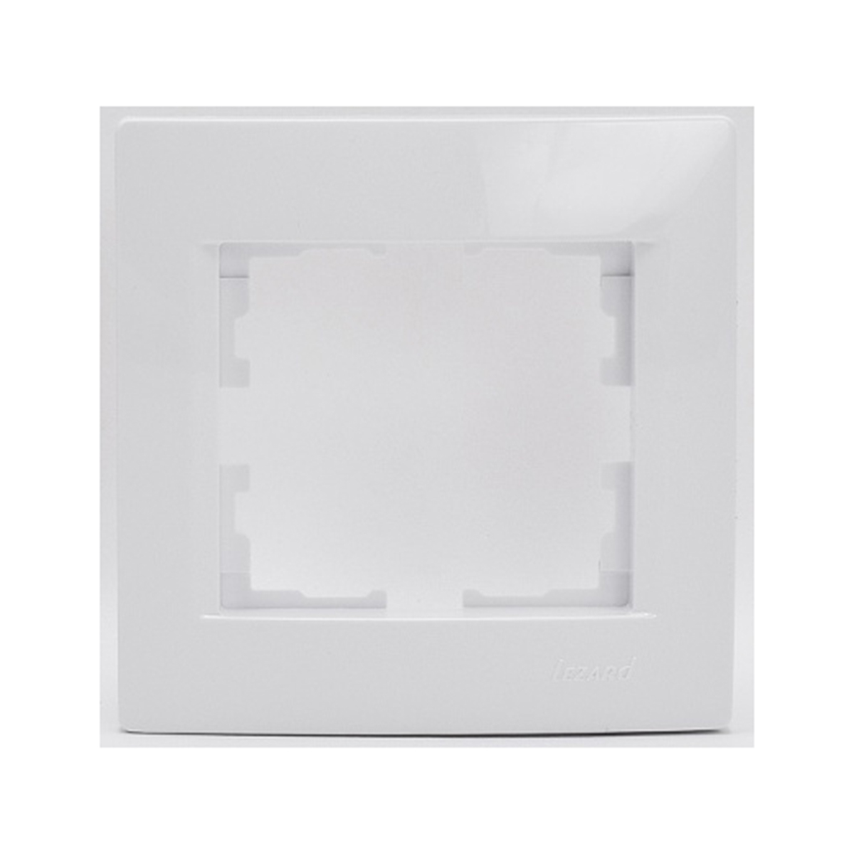 Рамка "karina" 1 местн. горизонтальная, белый (1/20/240) "lezard" 707-0200-146