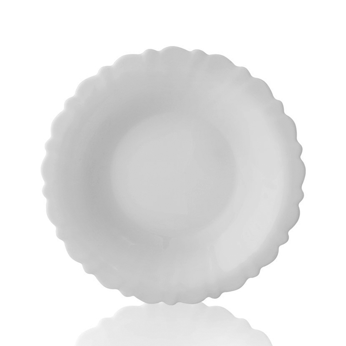 Тарелка суповая "royal garden" basic white 22,5 см (6/36) po225vwb