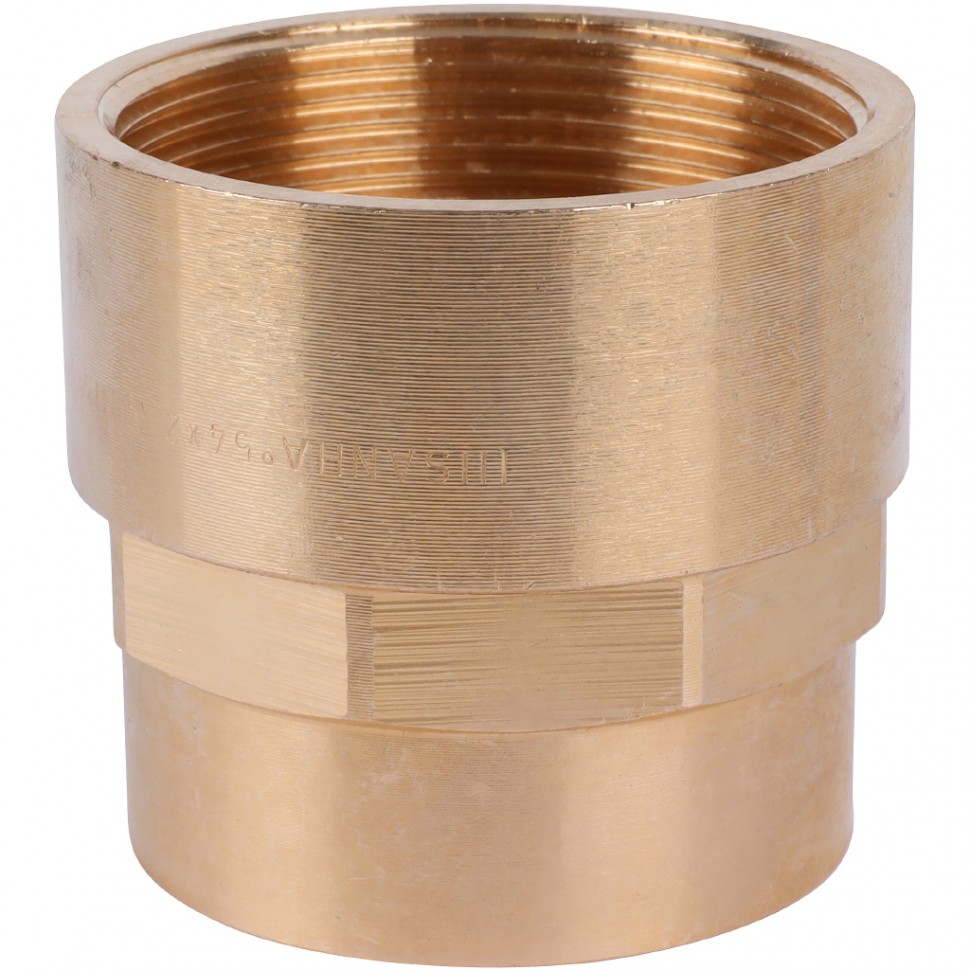 Муфта 54х2" переходная (ВР) под пайку с внутренней резьбой SANHA бронзовая 14270542