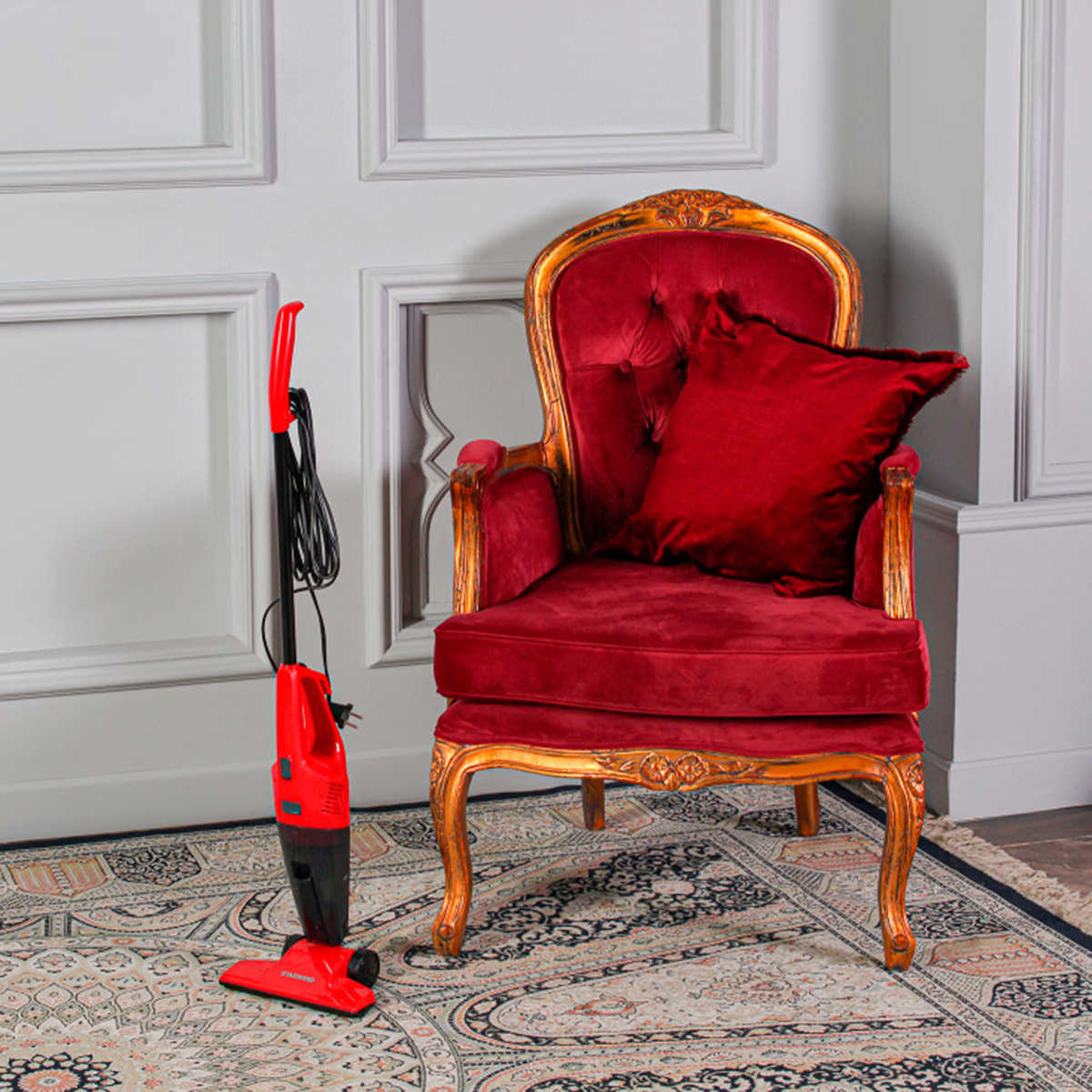 Пылесос вертикальный sch1010 (красный) (1/4) "starwind"