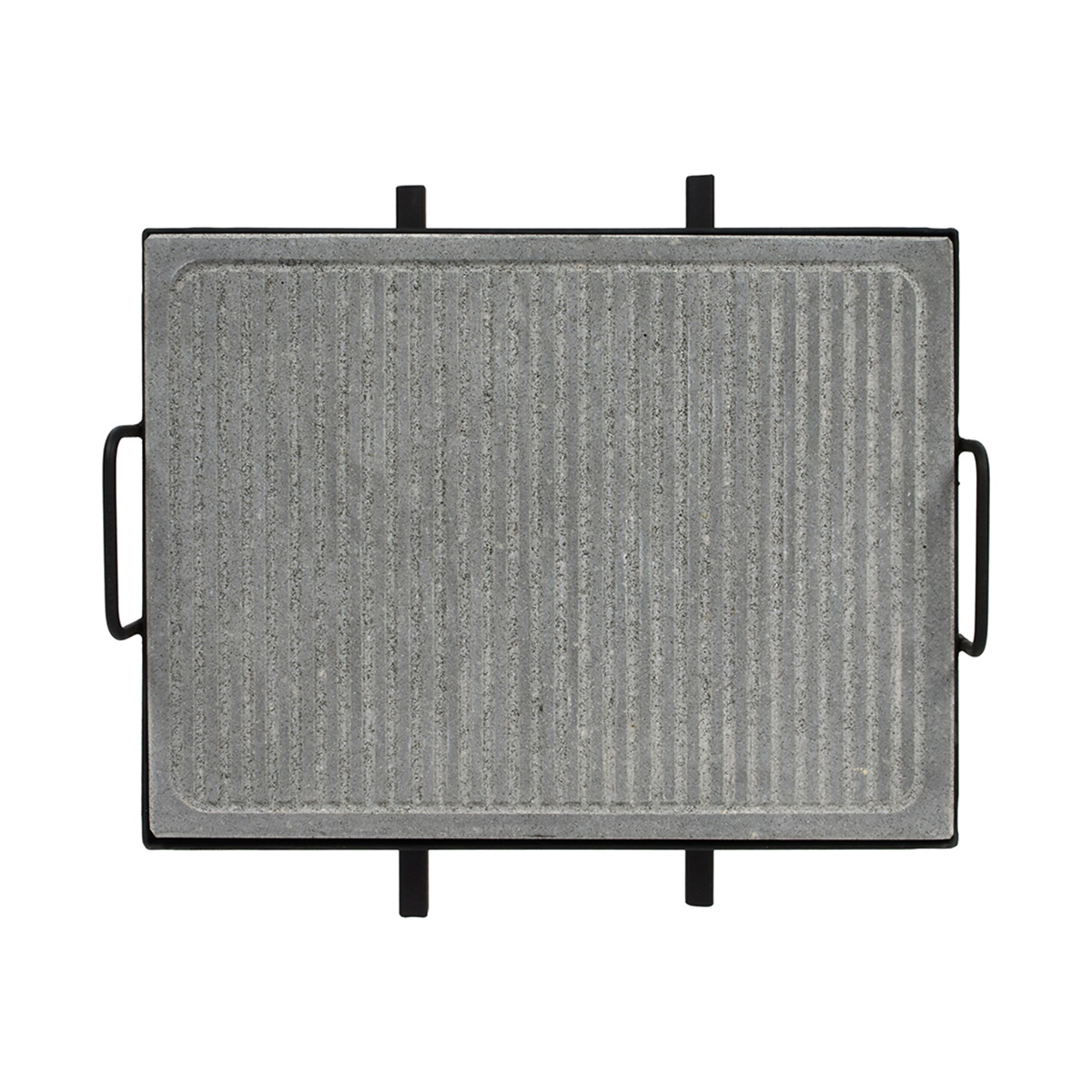 Плита-гриль для мангала 40*30*3 см натур. камень, рельефная (1) "boyscout" 61579