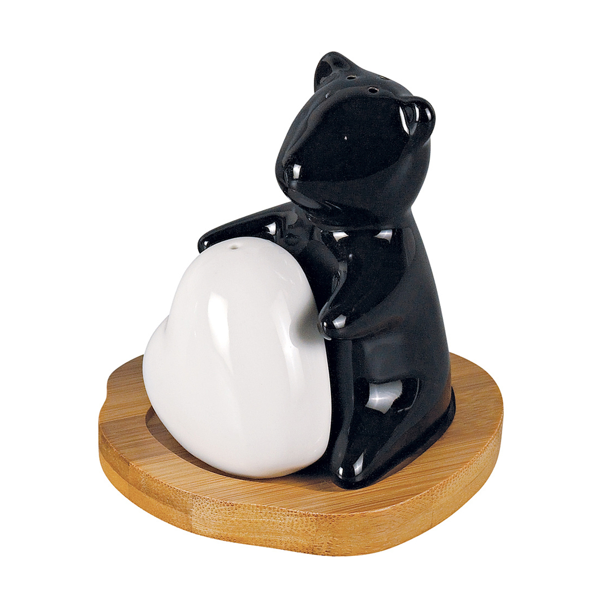 Набор для специй на подставке соль/ перец "naturel" 10*10*10 см (1/36) "nouvelle home" 2631066