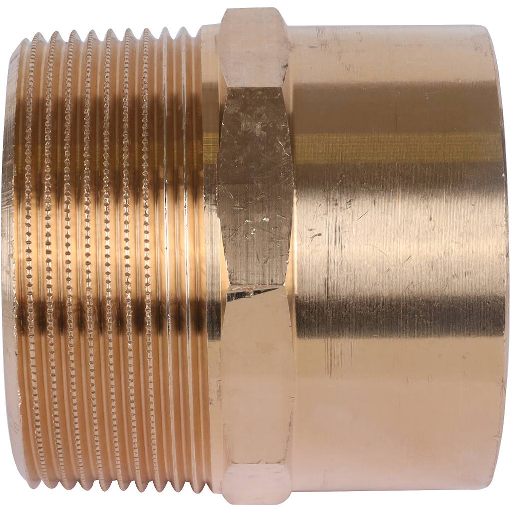 Муфта 54х2" переходная (НР) под пайку с наружной резьбой SANHA бронзовая 14243542