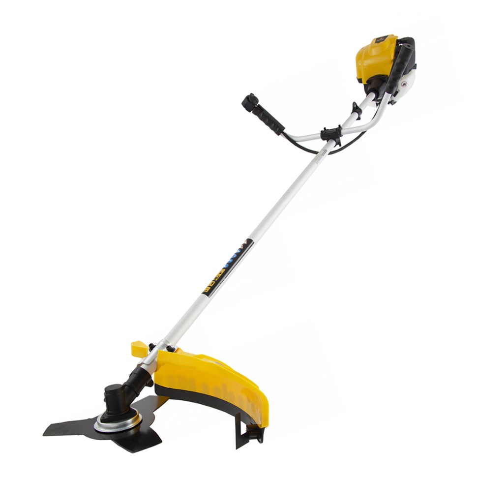 Триммер бензиновый DTL-37-4T, 4-тактный, 37 см3, неразъемная штанга, состоит из 2 частей Denzel (96267)