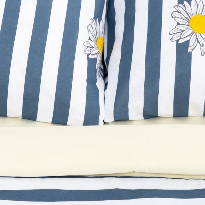 Постельное белье "этель" ромашки 2 сп. (бязь) (1/6) 5181625