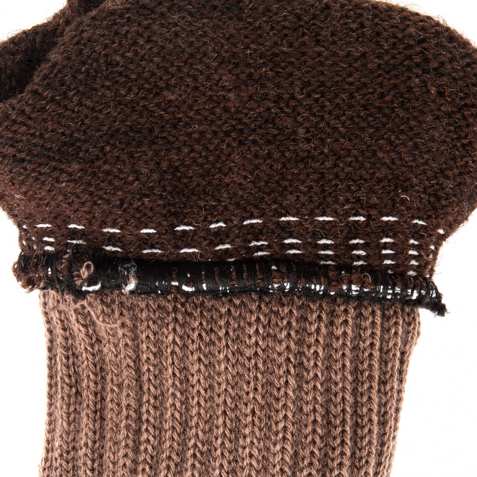 Перчатки трикотажные, двойные, полушерстяные, Сибртех (68633)