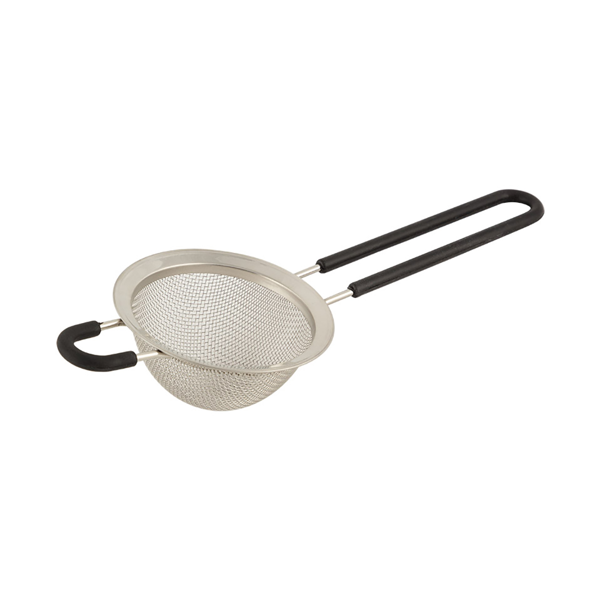 Сито-дуршлаг "setaccio" d=8,5 см нержав., с силикон. ручкой (1/20/100) "mallony"