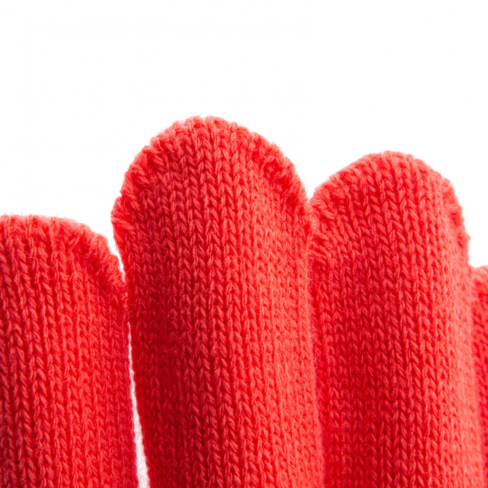 Перчатки трикотажные, акрил, ПВХ гель, "Протектор", коралл, оверлок Сибртех (68668)