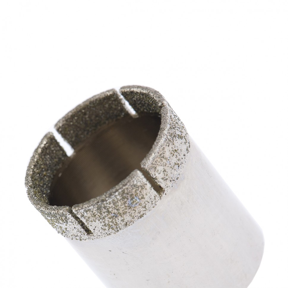 Сверло по стеклу и керамической плитке, 25 х 55 мм, цилиндрический хвостовик Сибртех (726257)