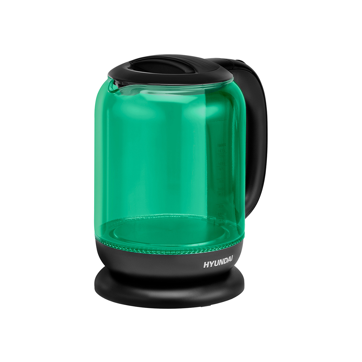Чайник электр. hyk-g2807 1,8 л стекло (1/6) "hyundai"
