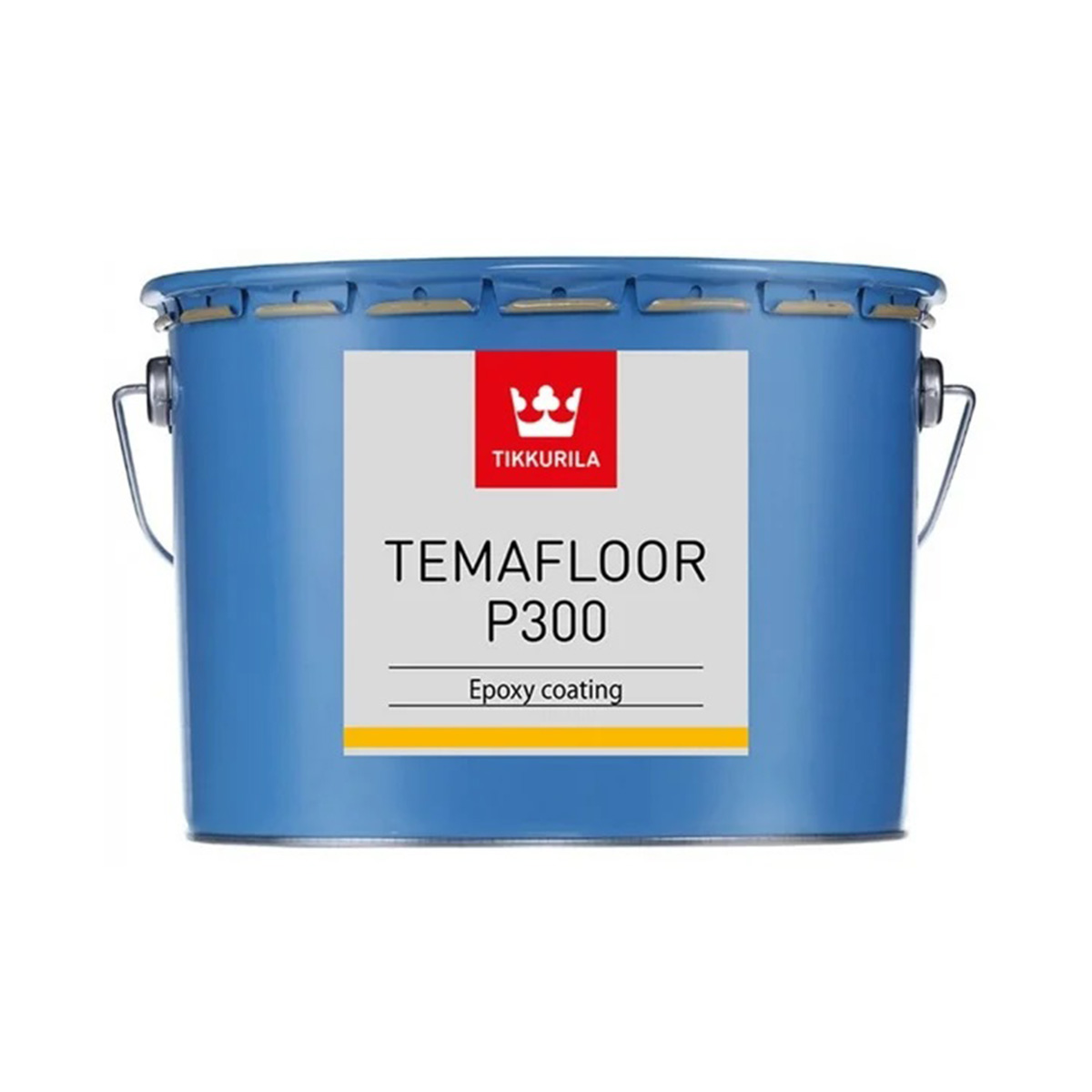 Краска эпоксидная "темафлор" п300 tmh металлик 10 л (1/22) "тиккурила"