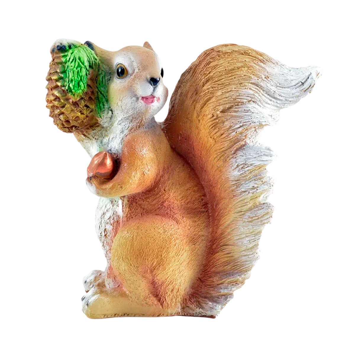 Фигурка садовая "белка с шишкой" (1/12) "сказка"  jng149