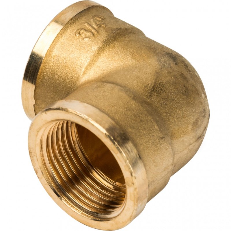 Угол резьбовой ВР 3/4" латунь STOUT