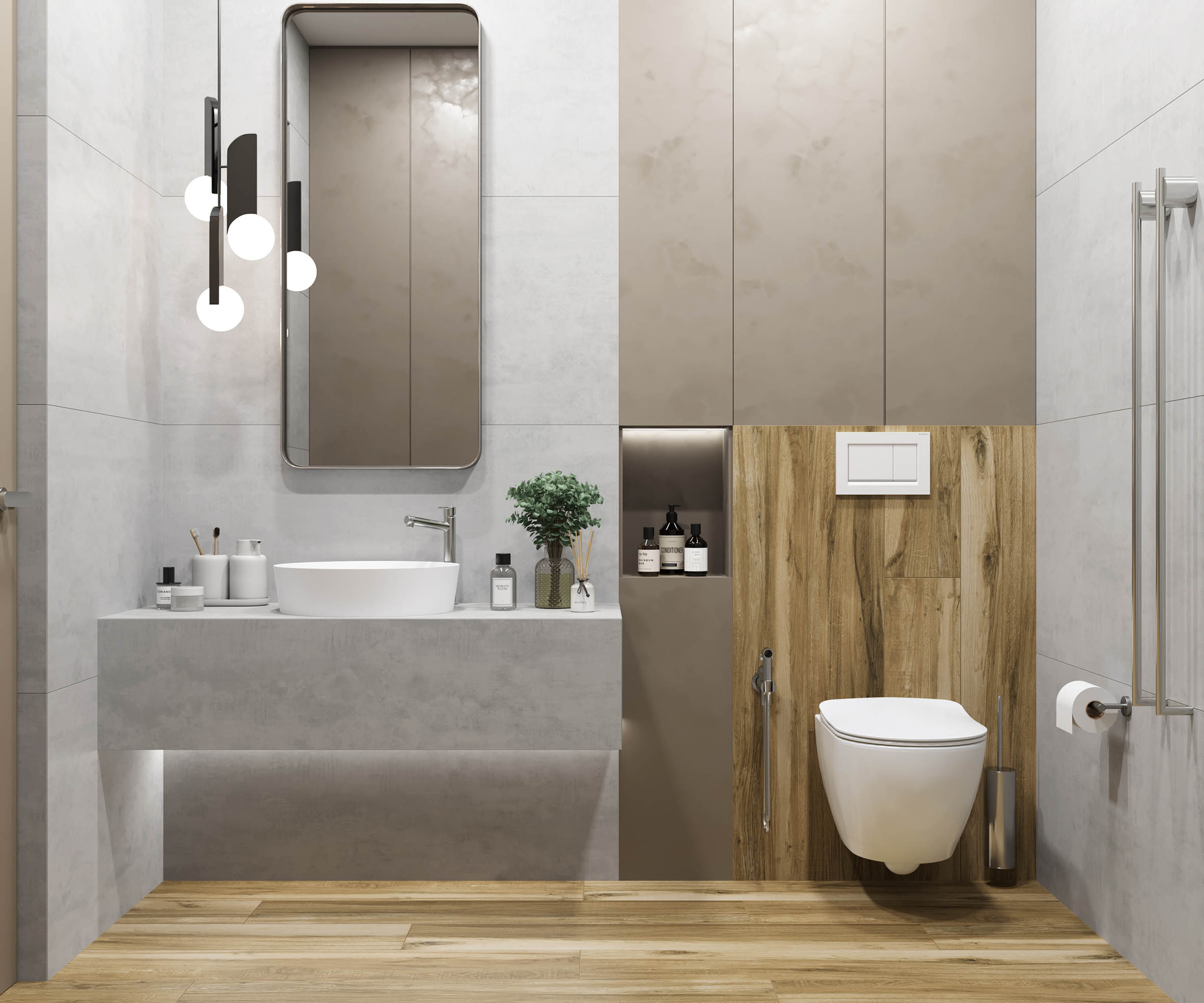 Flagman керамогранит серый 59,70x119,70