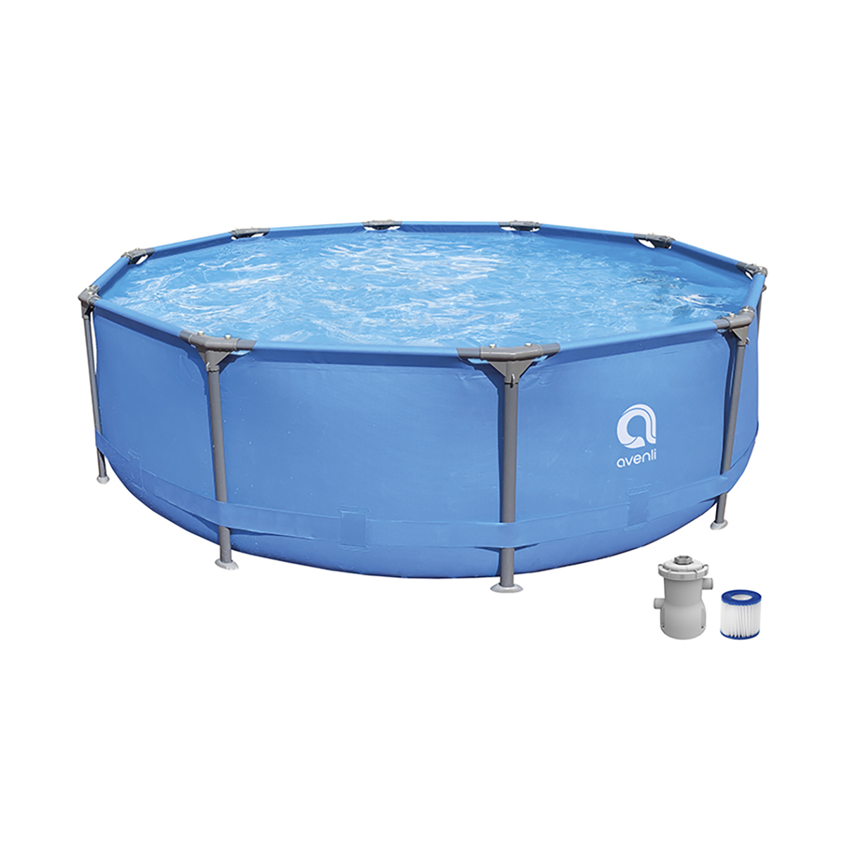 Бассейн каркасный круглый 305 х 76 cм (1) "avenli" 12015eu