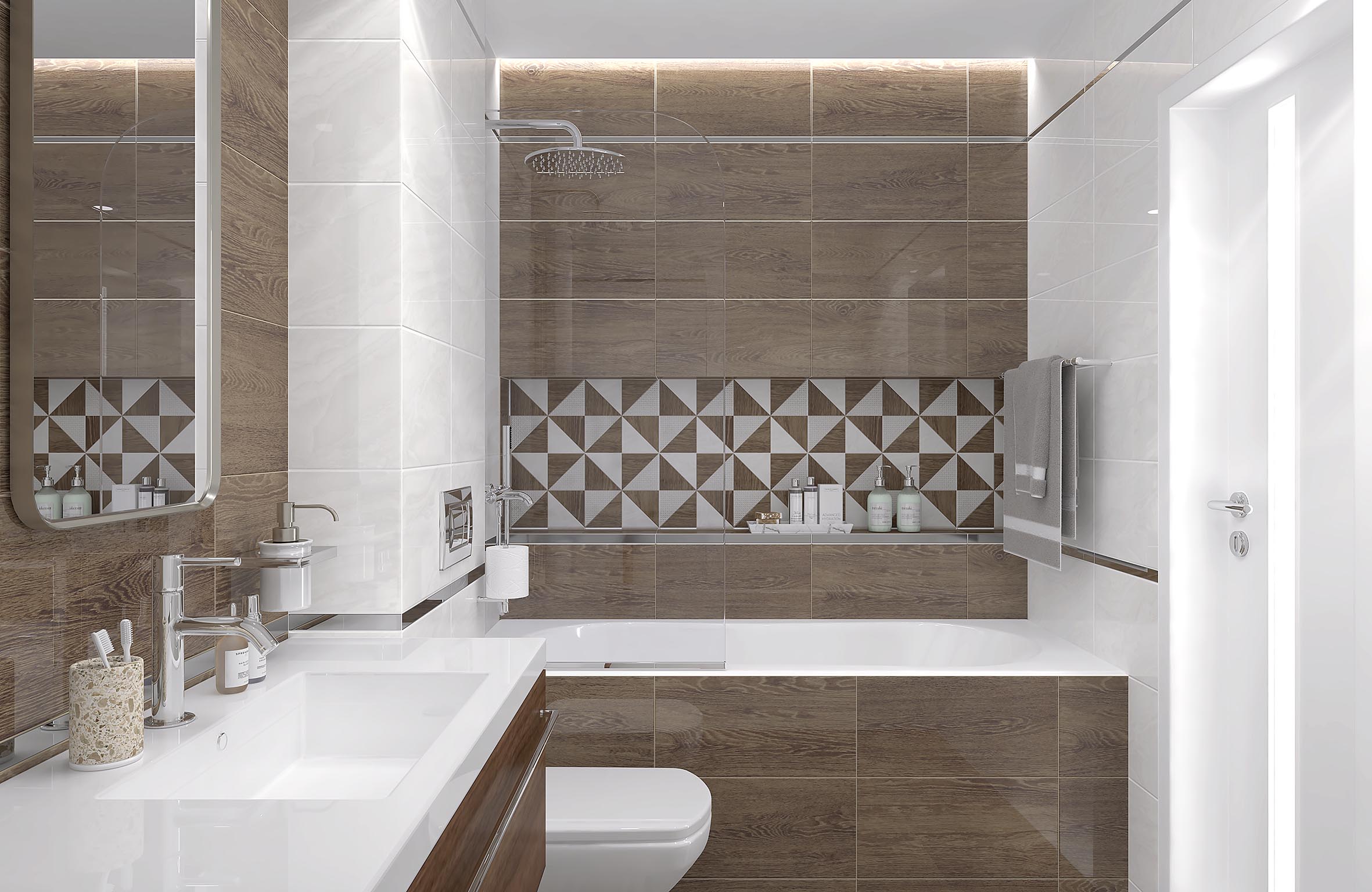 Mania серый 25x50