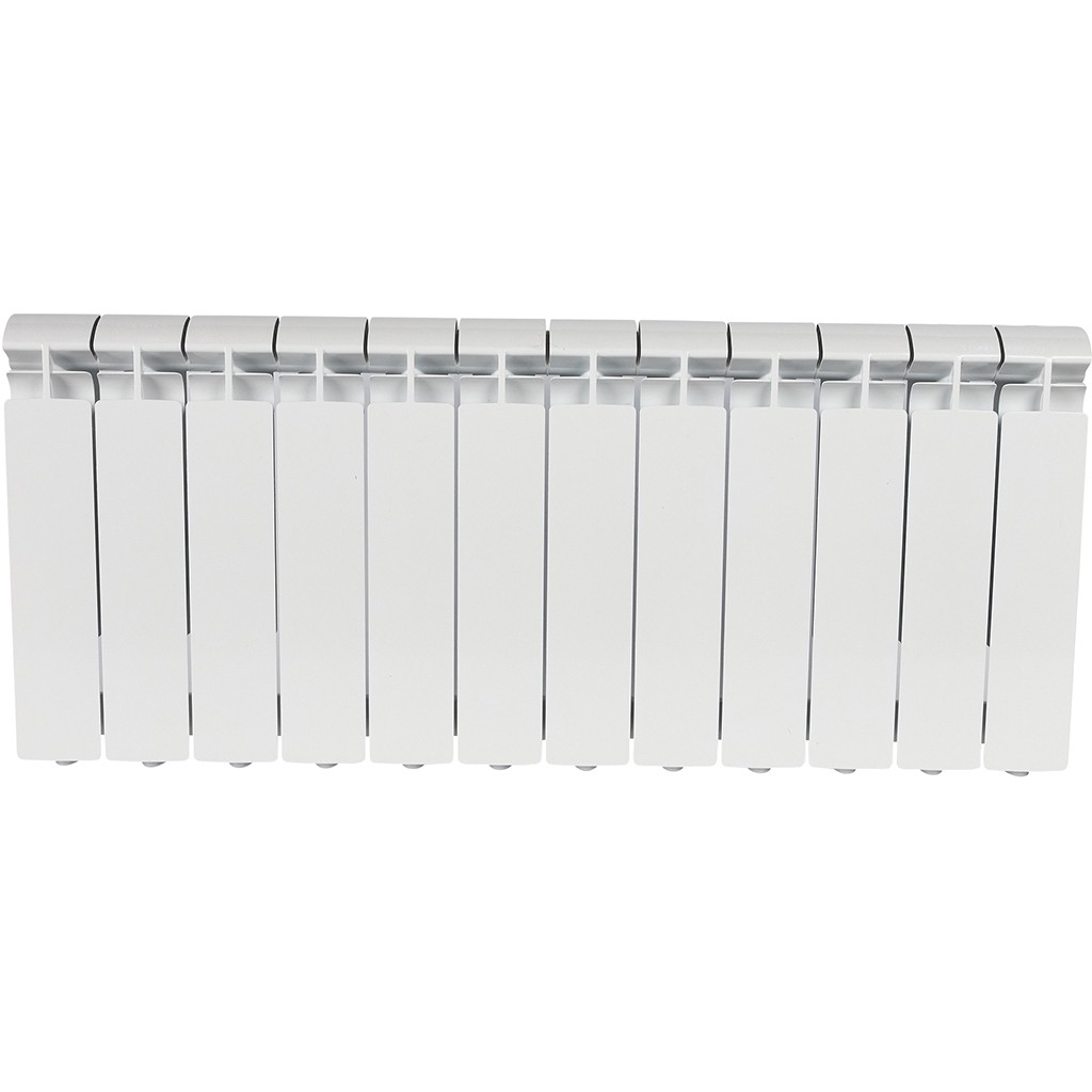 Радиатор STOUT ALPHA 350 мм 12 секций, алюминий (боковое подключение) на 17 кв.м.