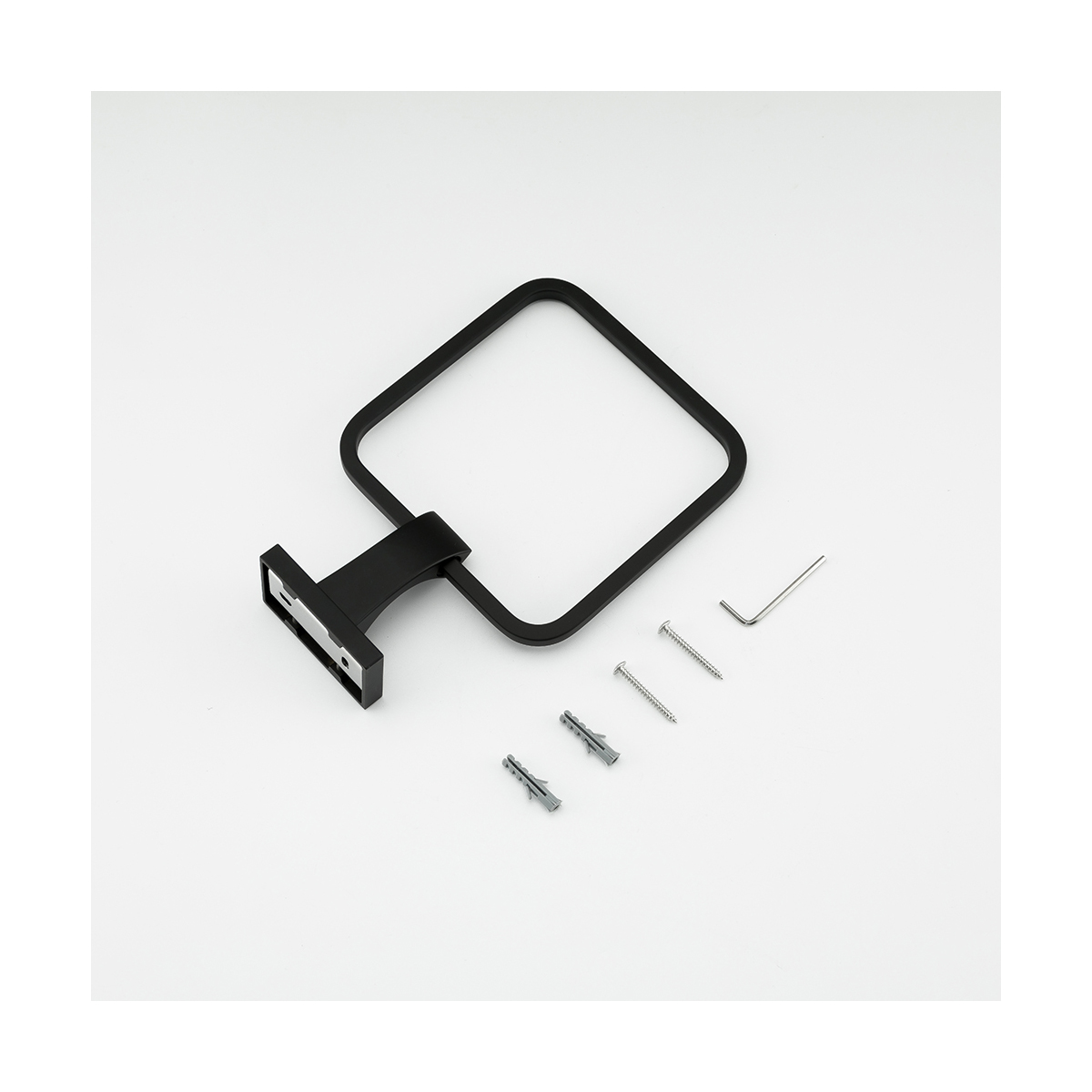 Полотенцедержатель-кольцо g0704-6, черный (1/15/30) "gappo"