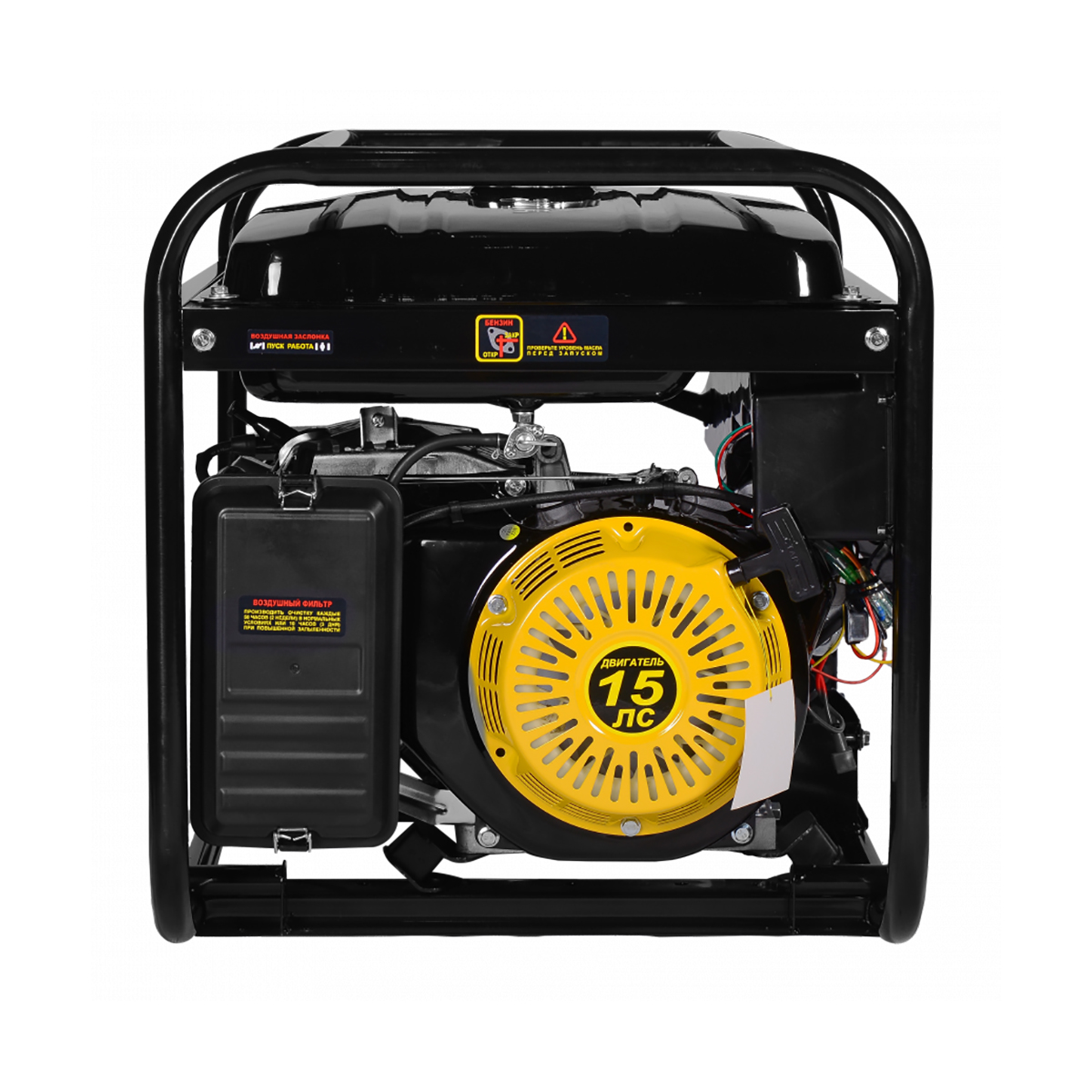 Генератор бензиновый dy8000lx 6,5 квт (1) "huter"