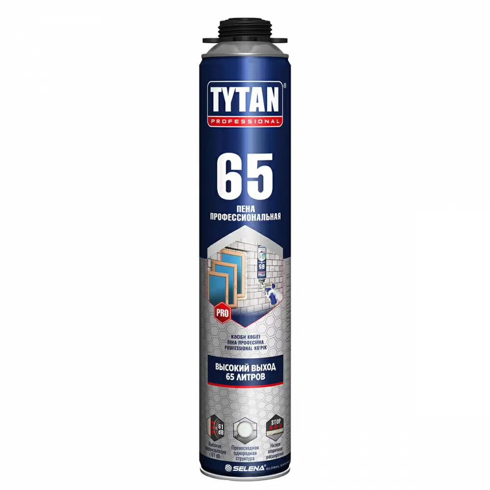 TYTAN PROFESSIONAL 65 пена профессиональная, летняя (750мл)