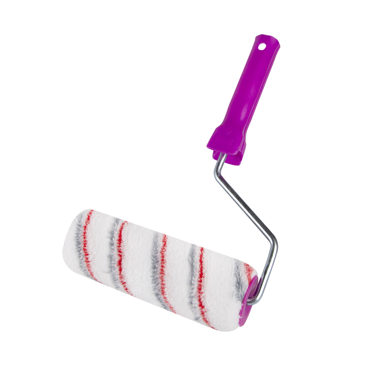 Валик полиакрил универсал.  d48/180 мм (ворс 12 мм) бюгель 8 мм (в сборе) (1/36)  "krafor" 014-0180