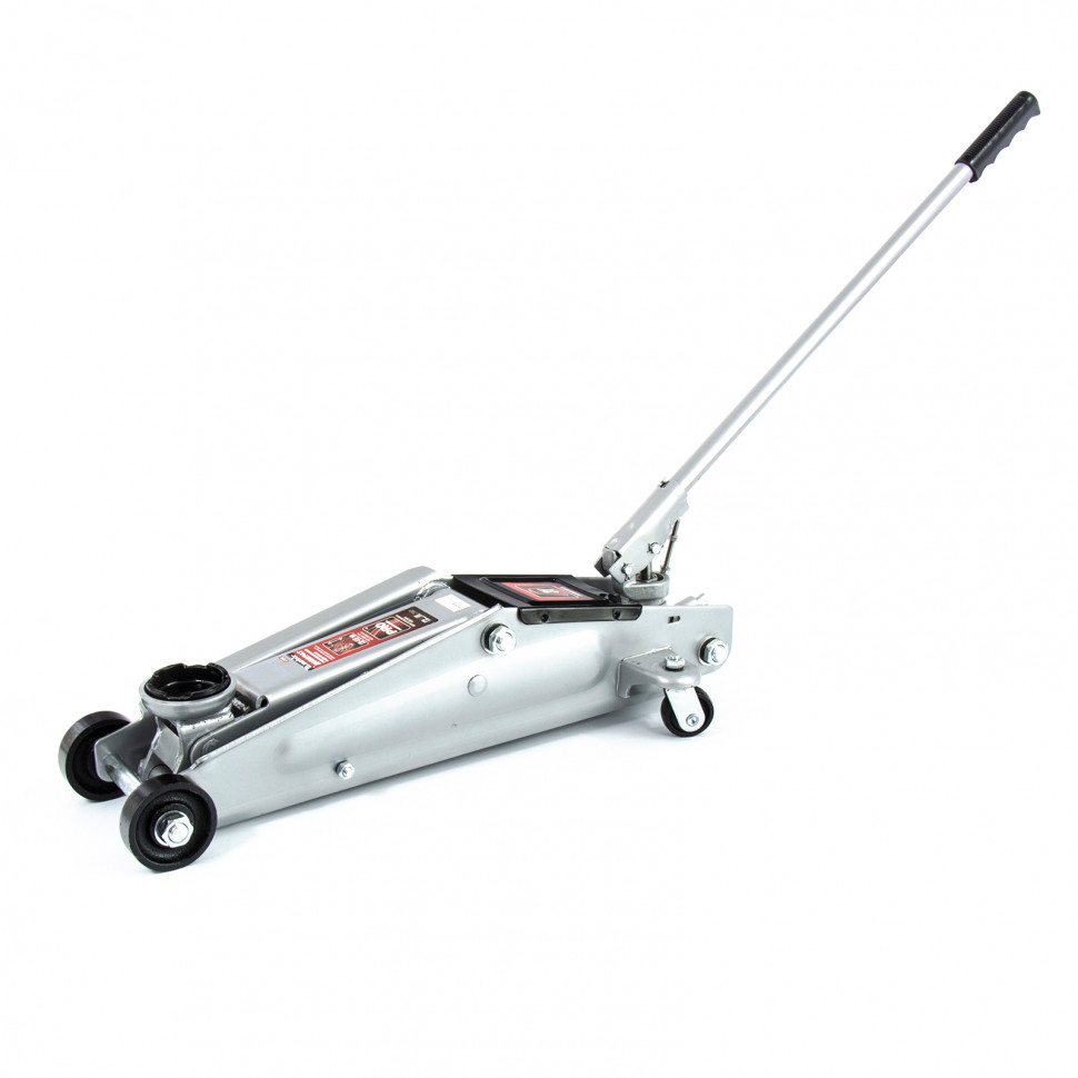 Домкрат гидравлический подкатный, 3 т, высота подъема 130-410 мм, поворотная ручка Matrix (510345)