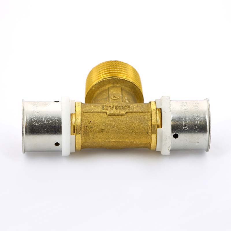 Тройник (НР) 26 x 1" x 26 под пресс для МП труб UNI-FITT