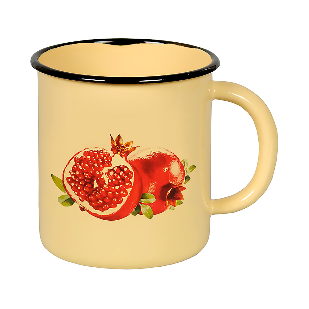 Кружка эмалиров. декор. 1 л (1/12) "стальэмаль"  1с3с