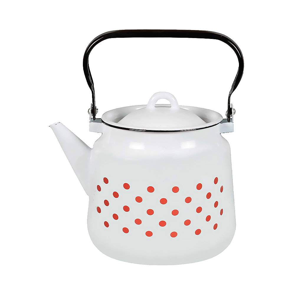 Чайник эмалиров. декор. 3,5 л (1/4) "стальэмаль"  1с26с