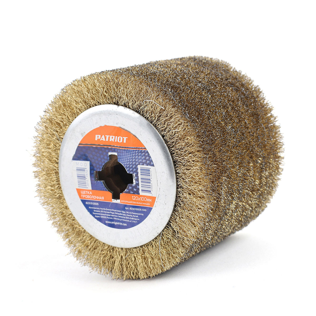 Щетка для браширов. машины проволочн. 120 х 100 мм (1/30) "patriot" 823010005