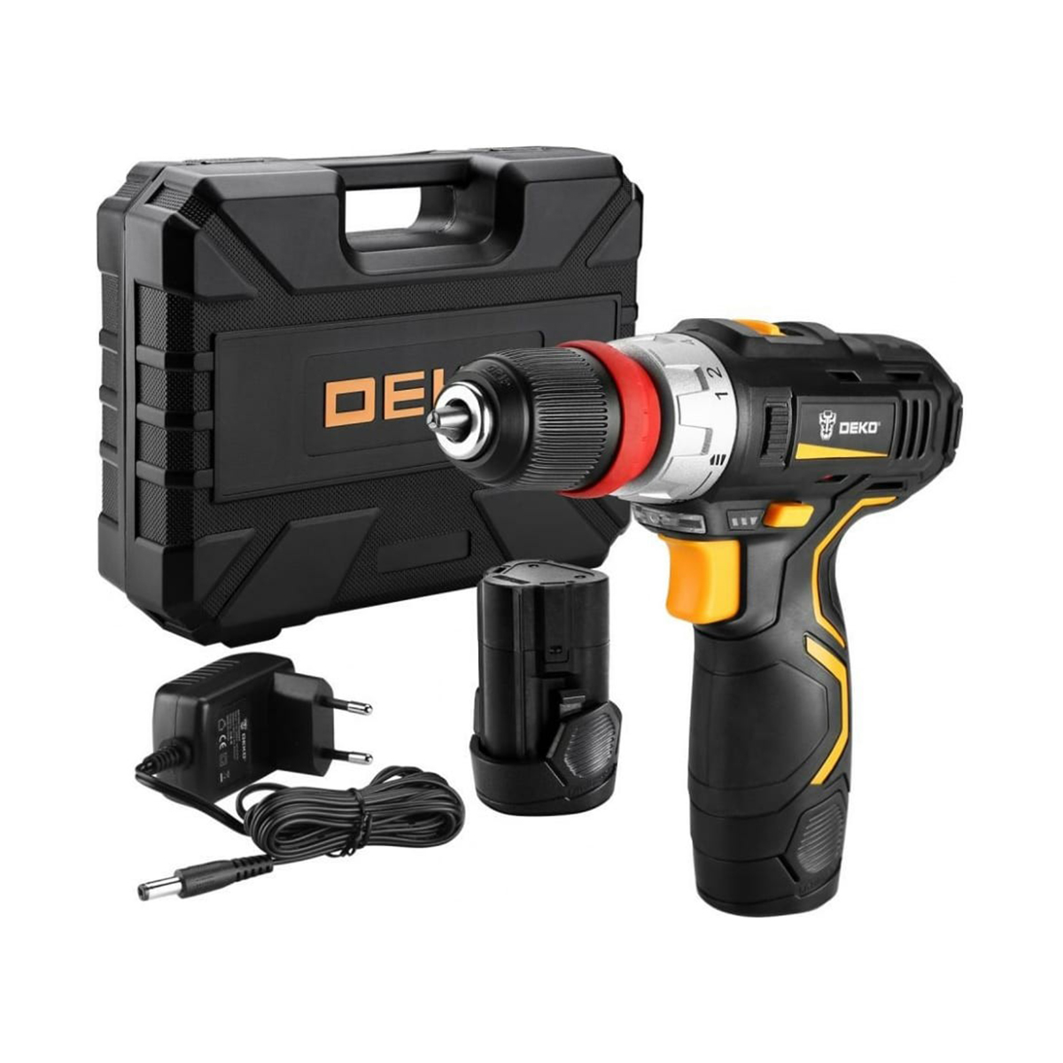 Дрель-шуруповерт аккум. gcd12du3 li-ion со съемным патроном, 2 аккум. (1) "deko" 063-4115