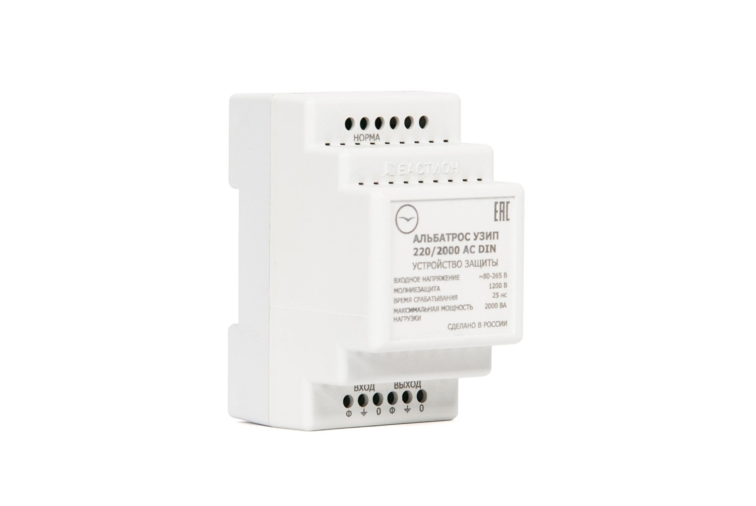 УЗИП БАСТИОН Альбатрос 220-2000 АС DIN для защиты электросети