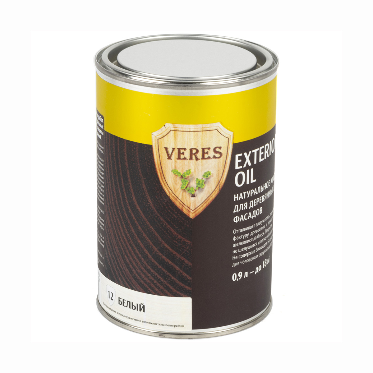 Верес масло для наруж. работ  "oil exterior" №12 белый  0,9 л (1/6) "veres"