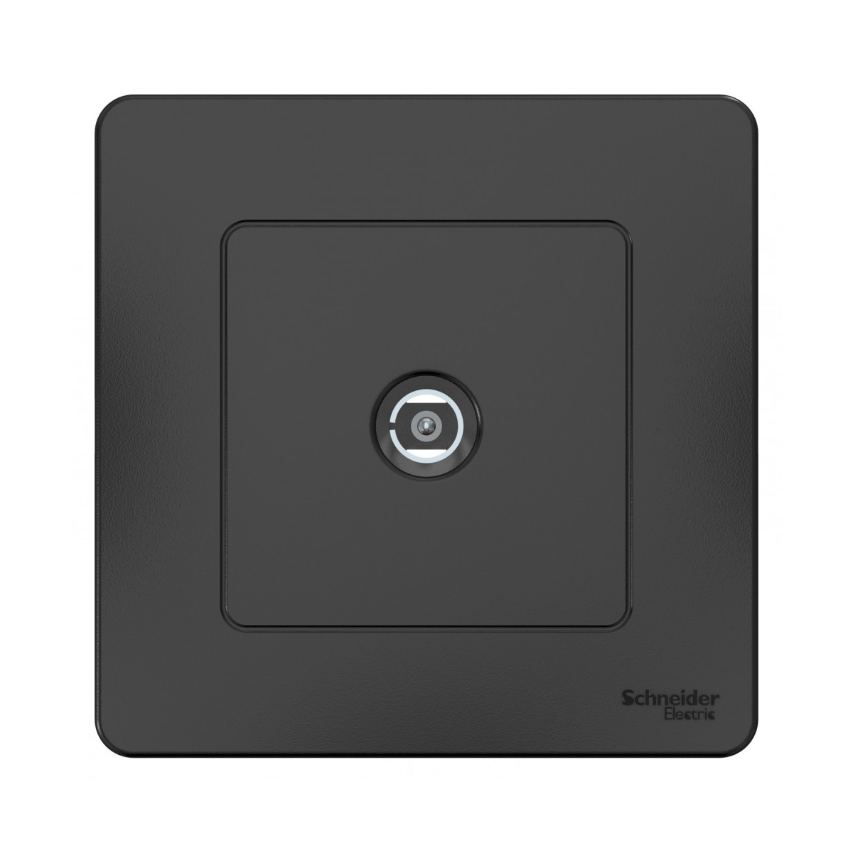 Розетка телевизионная "blanca" коннектор, антрацит (1/10/20) "schneider"