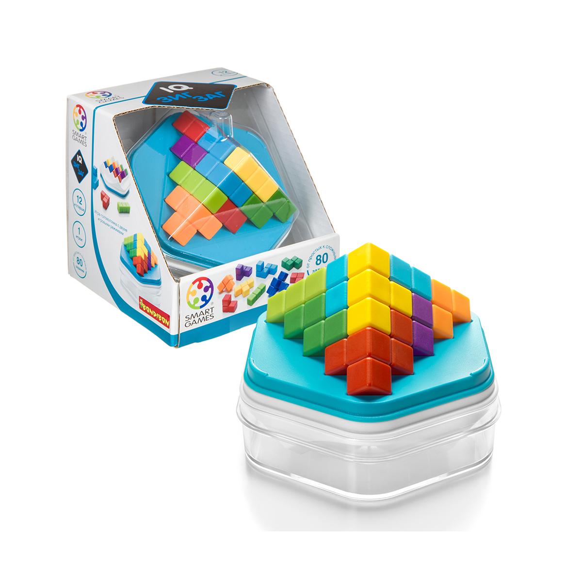 Игра логическая "iq-зигзаг" "bondibon" вв4678